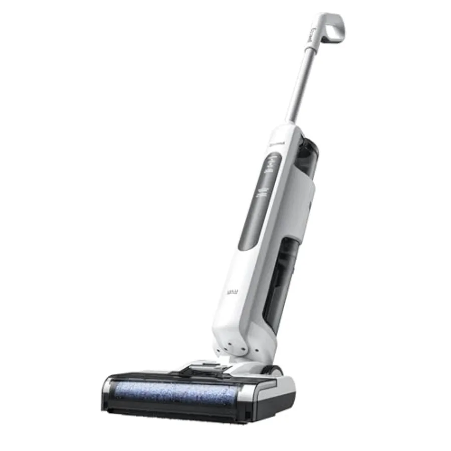 

Беспроводной моющий пылесос для сухой и влажной уборки, самоочищающийся, с двусторонней очисткой краев 0,1 дюйма, легкий (8,2 фунта)