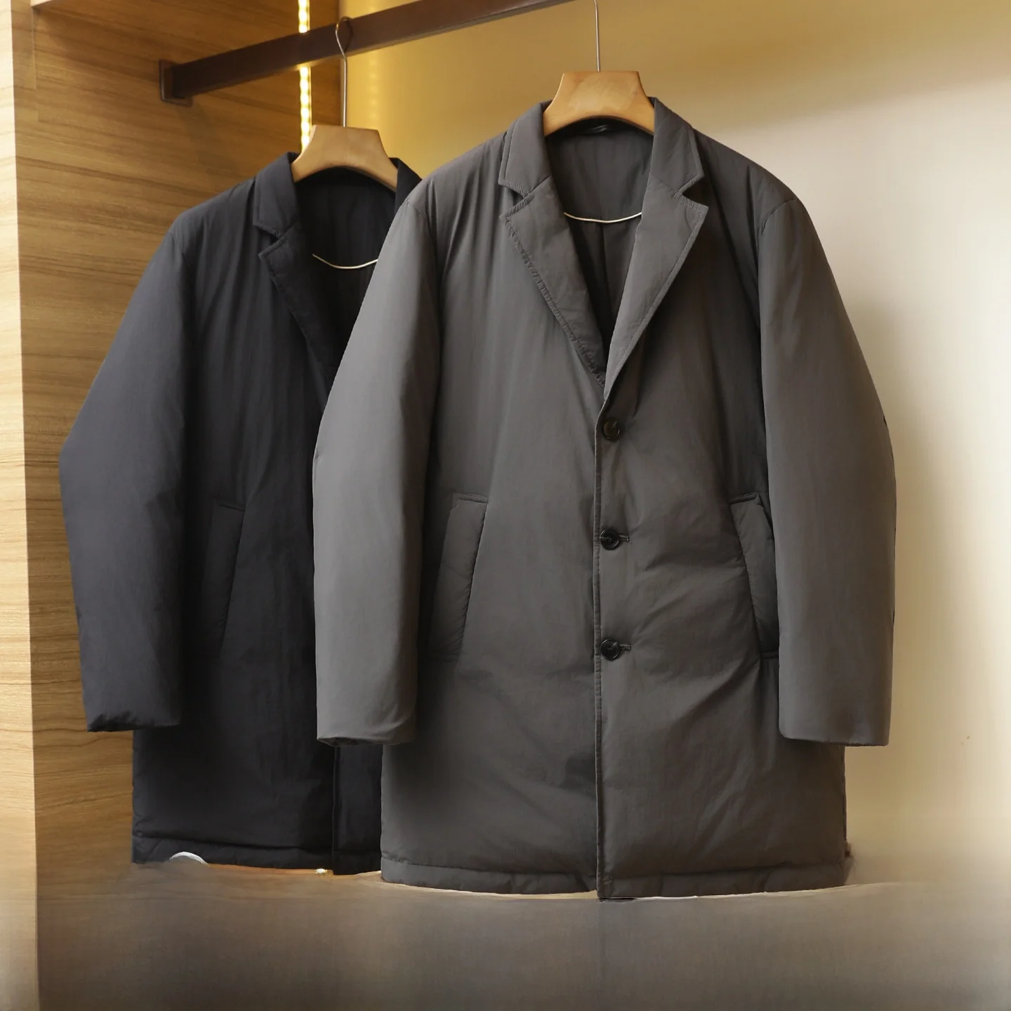 

Мужская утепленная пуховая куртка средней длины для осени и зимы, модная, деловая, водонепроницаемая, ветрозащитная, стандартного кроя