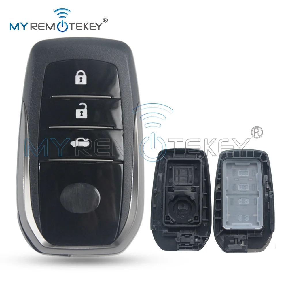 

REMTEKEY Smart key case for Toyota Hilux Fortuner Land Cruiser Camry 3 button