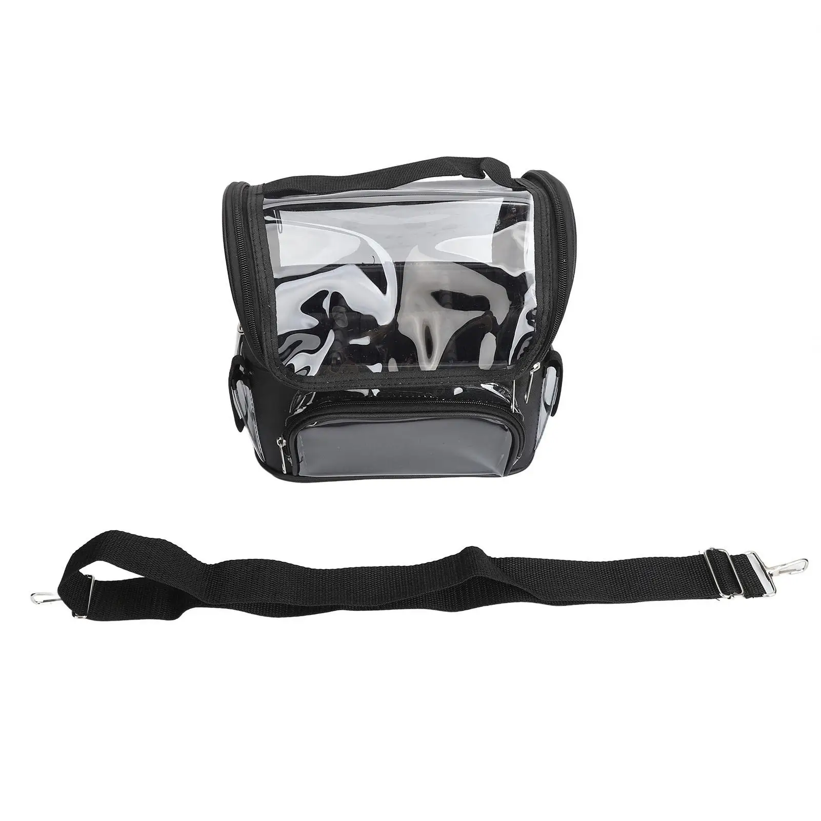 

Transparent Hairdresser Bag Large Capacity Multiuse Salon Tool Carrying Case Portable Storage for Hair Cutting Accessories