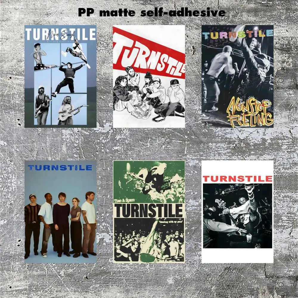 Turnstile Album Band Poster Frameless poster pp Matte adhesive paper for Living room hallway bedroom