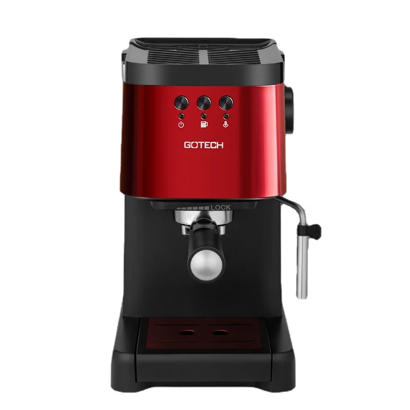Macchina da caffè domestica commerciale italiana semiautomatica macinazione vapore ad alta pressione schiuma di latte ufficio