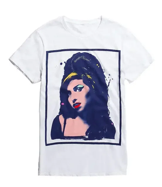 Amy Winehouse Pop Art Paint T Shirt New Licensed Official