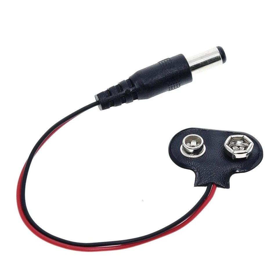 TZT9V battery button power plug 90 DC 9V Arduino Mega 2560 1280 UNO R3 132