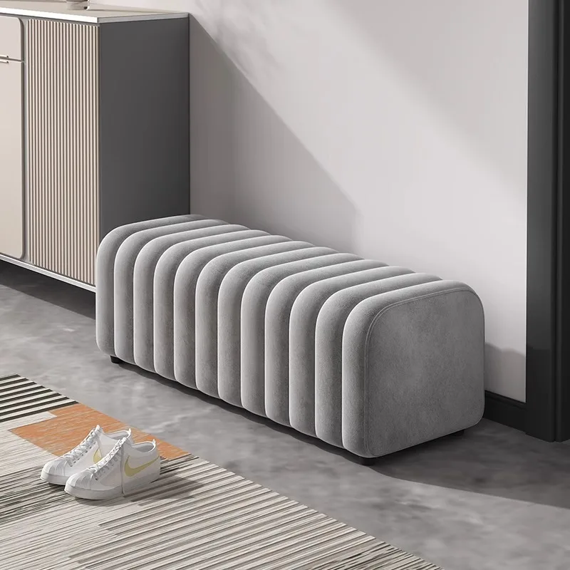 Home Bedroom Soft Bag, Bedside Stool, Rectangular Sofa, Side Stool, Dressing Room, Minimalist Entrance, Shoe Changing Stool