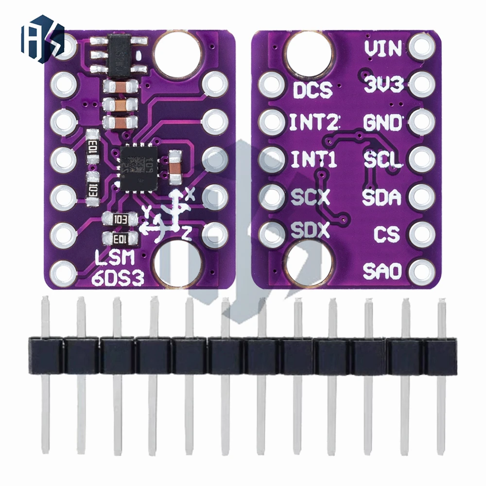 5x GY-LSM6DS3 6-Achsen Sensor Modul – Beschleunig Produktbild-Vorschau 5