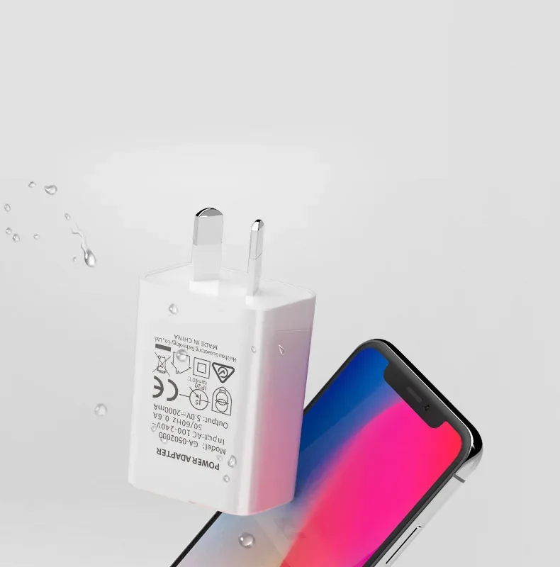 شاحن جداري صغير للسفر USB ، محول أسترالي ، شحن سريع ، قابس SAA ، 5 فولت ، 1A ، 2A ، ميني ، مناسب لشاومي ، شحن هاتف هواوي