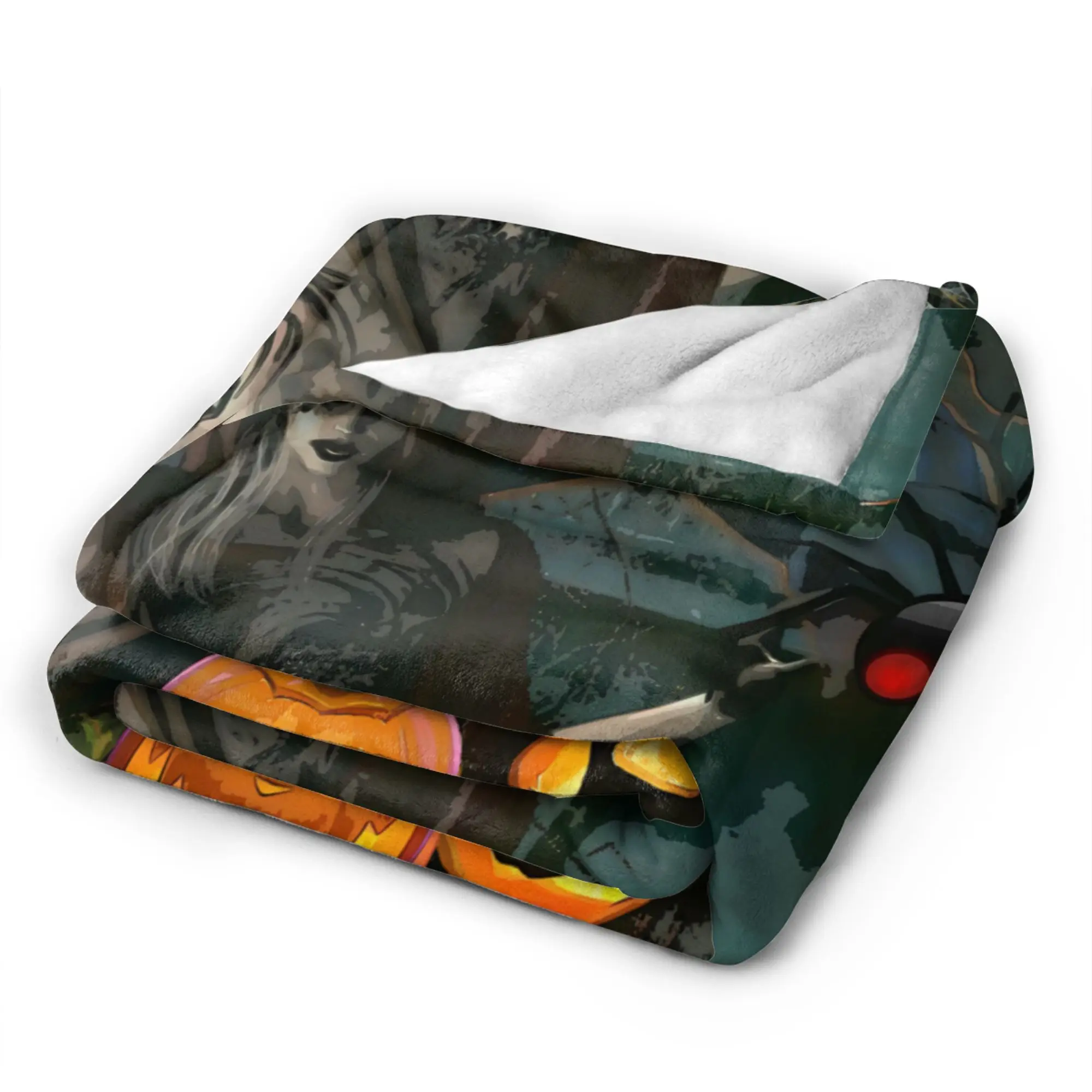 I-Iron-Maidens Music Band Art Flannel Blankets Autumn  Super Soft Bedding Throws for Kids Couch Bed Fun Bedspread Sofa Bed Cover