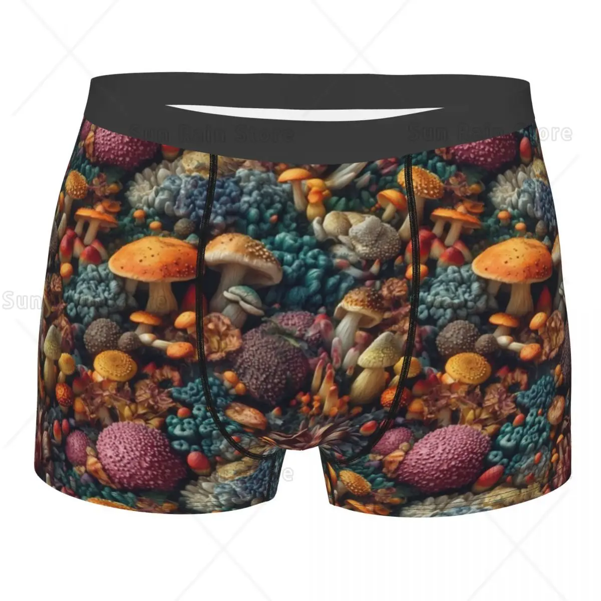 Custom Wild Mushrooms Collection Boxers Shorts Men Briefs Underwear Novelty Underpants