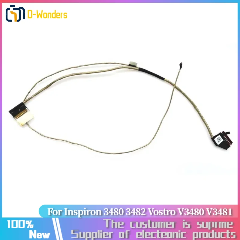 New 0JC1KK Lcd Cable Lvds Wire Screen Line For Dell Inspiron 3480 3482 Vostro V3480 V3481 V3482