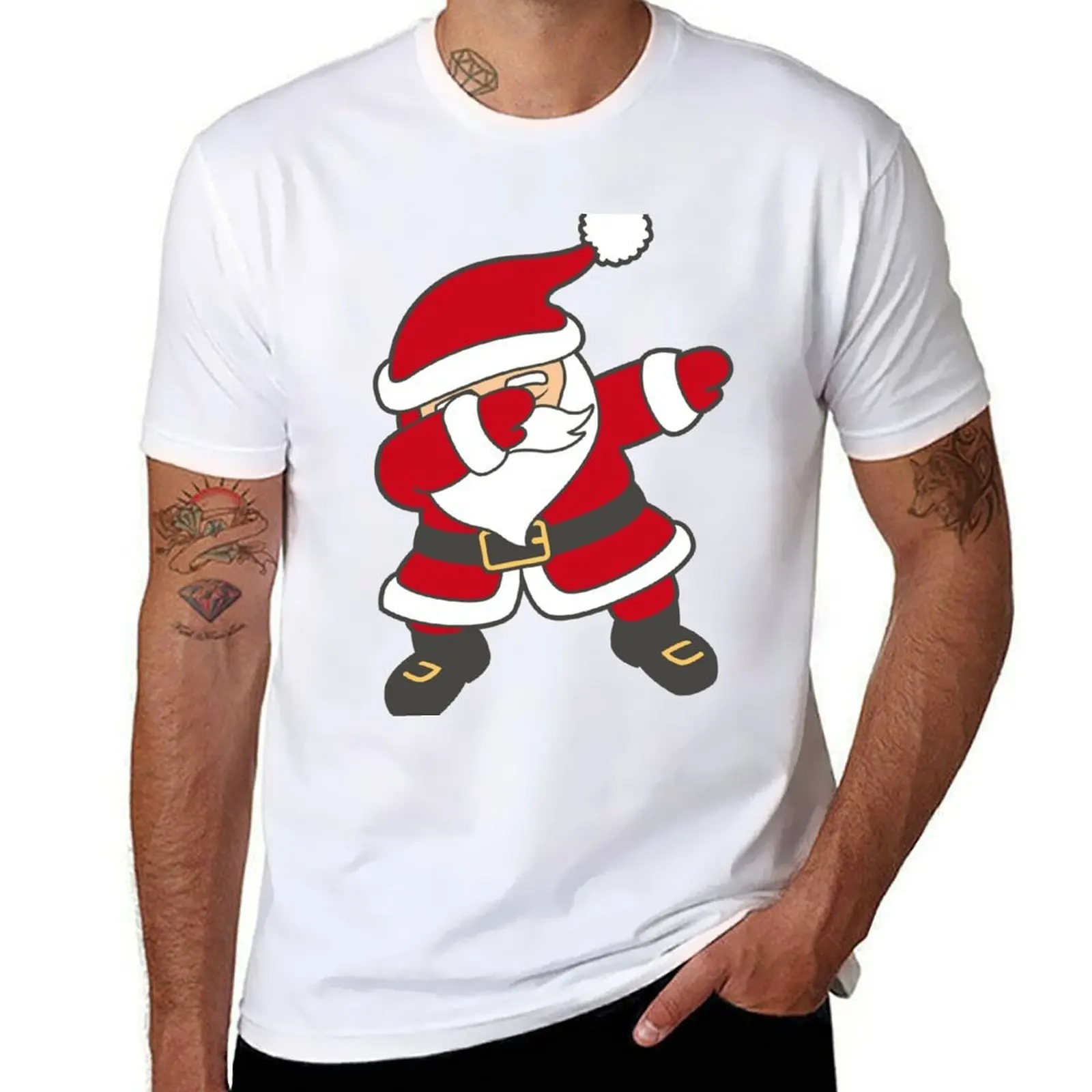 

Dabbing Santa T-Shirt man t shirts high quality luxury brand anime t shirts oversize T-Shirt
