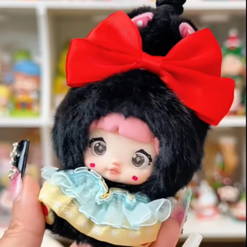 Caja ciega Nommi Baby Mibao Fairytale Town Series, bonita muñeca de Anime Nommi, bolsa sorpresa, caja misteriosa, juguetes colgantes de felpa de princesa, regalo