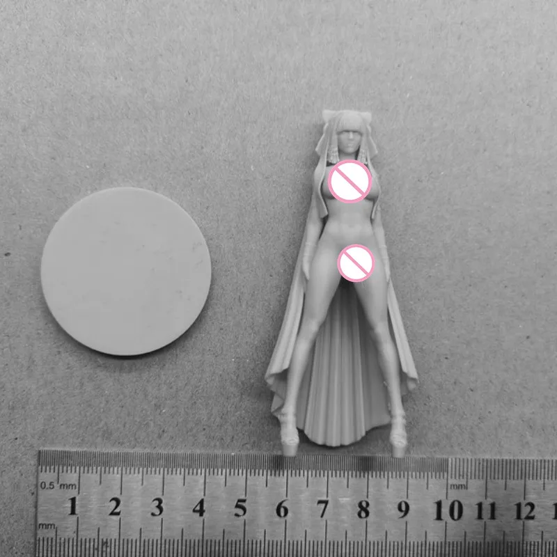 الفتاة المصرية لتقوم بها بنفسك الراتنج الشكل 1/24 مقياس 75 مللي متر الارتفاع الرأسي تجميع نموذج عدة غير مجمعة Dioramas غير مصبوغ تماثيل لعبة #5