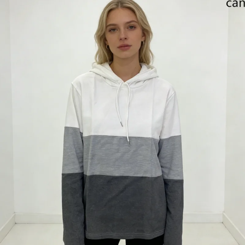 

Мужская толстовка с капюшоном в европейско-американском стиле, с цветными блоками, модная, в стиле пэчворк, повседневная, свободного кроя, для уличной моды