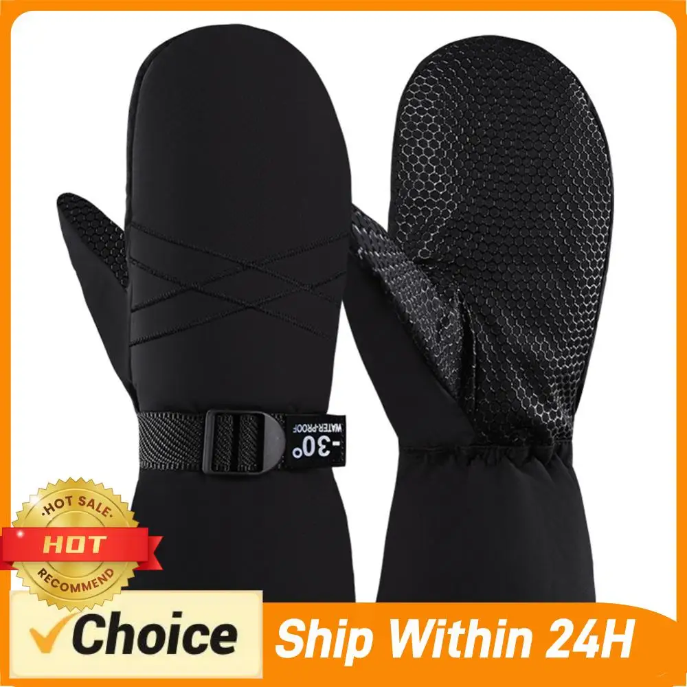 

Ski Mittens Waterproof Snow Gloves Windproof Winter Gloves Thermal Snowboard Gloves Cold Weather Gloves for Men and Women