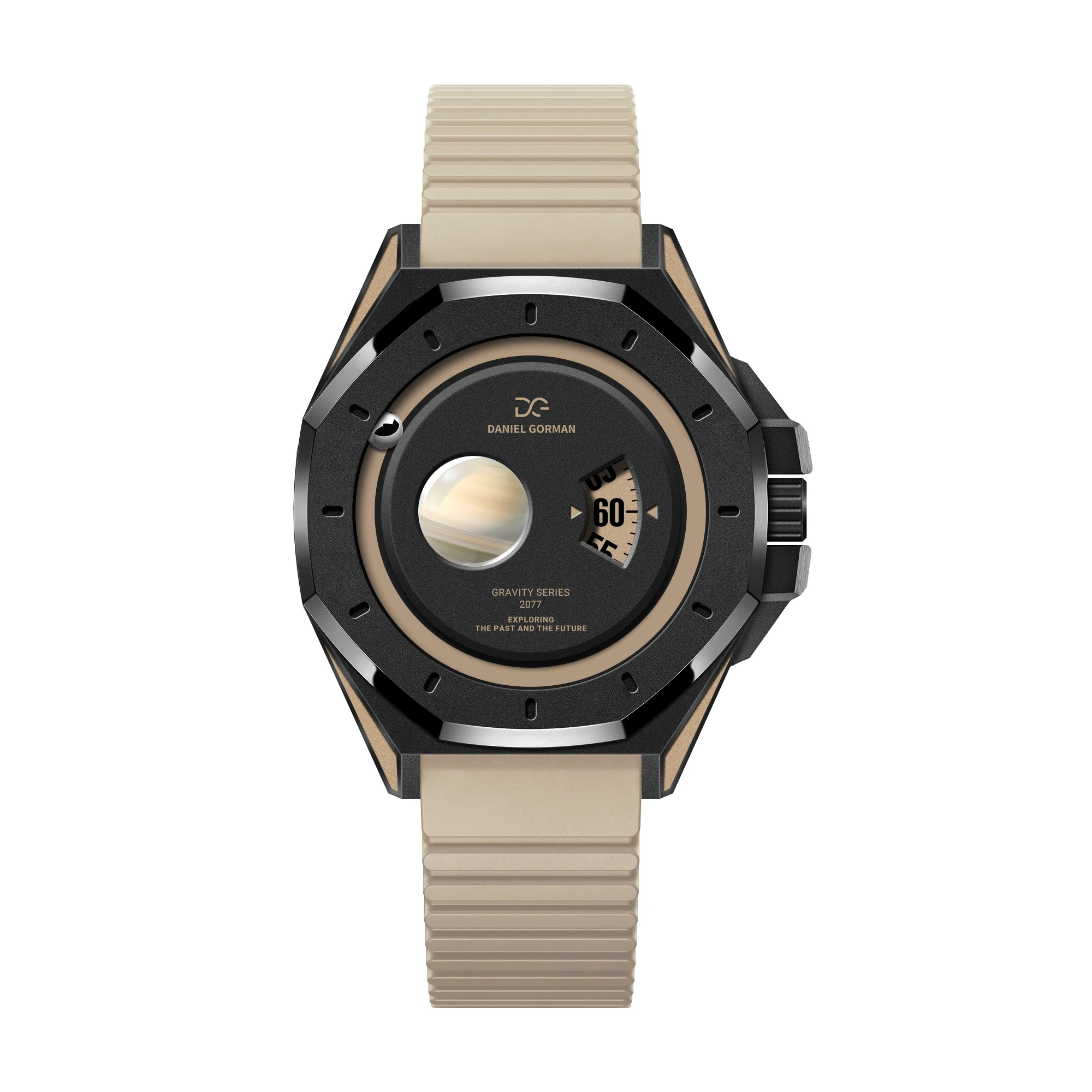 DANIEL GORMAN New Men's Watches Luxury Quartz Wrist Watch For Men Sapphire AR Coated Crystal Canvas VX32E Automatic Quartz Watch