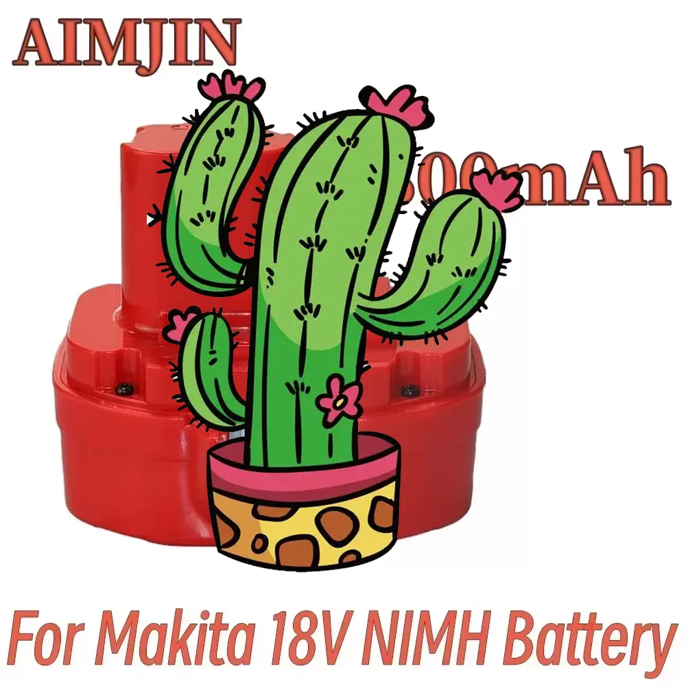 

18V 6.8Ah Replaceable tool battery for Makita cordless drill tool PA18 1822 1823 1833 1834 1835 1835F 192828-1 192829-9