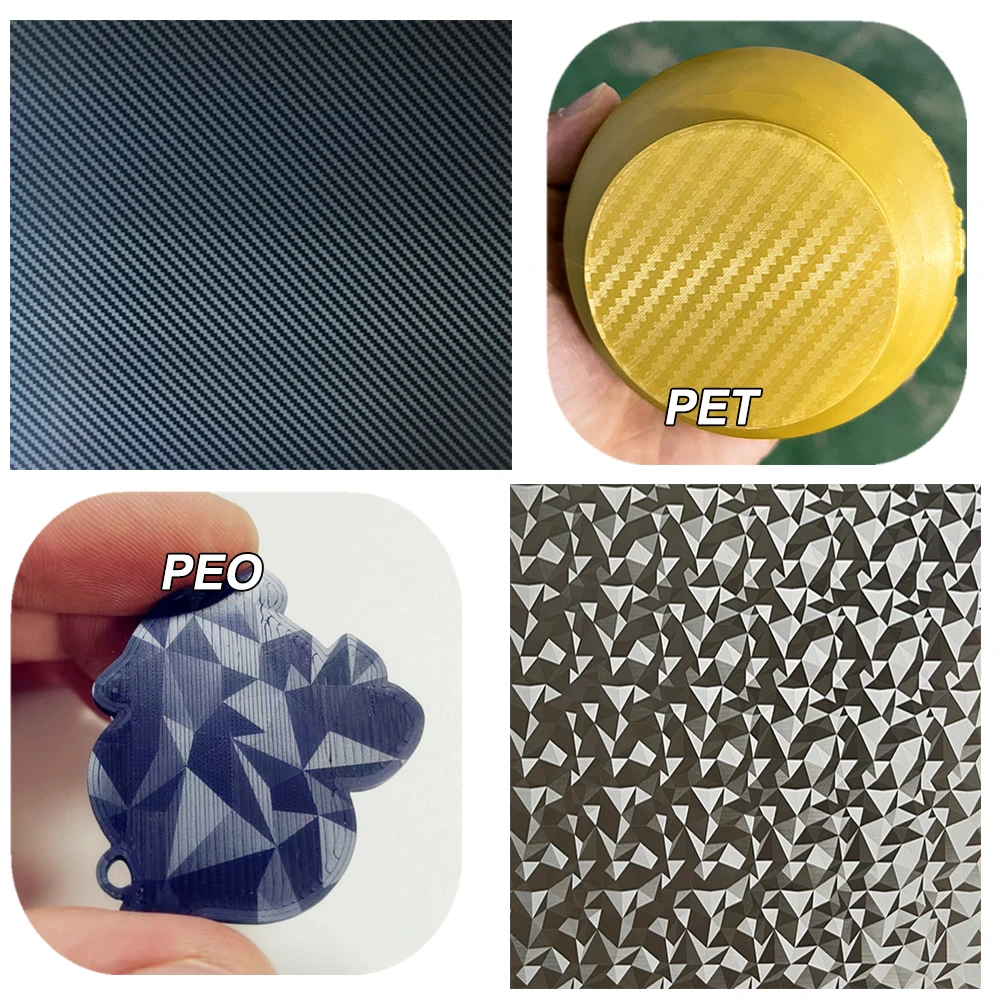 Für Anycubic Kobra S1 Pei Platte 264x276 Glatte Strukturierte Blatt Kobra S1 Combo Bauplatte Doppelseitige Kobra S1 Combo S1C Teile – Detail 3