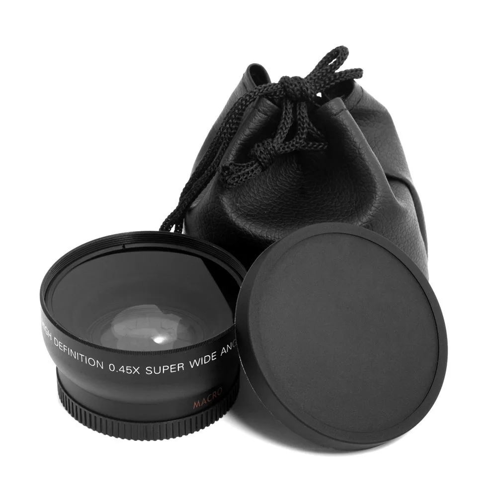 Mcoplus Wide Angle Macro Lens 49mm 52mm 55mm 58mm 0.45X Magnification for Canon Nikon Sony Fuji Panasonic Olympus Pentax Camera