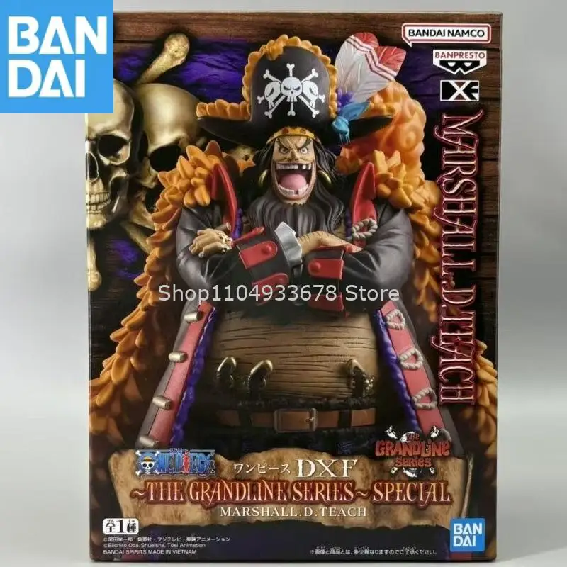 

Genuine Bandai Banpresto One Piece Dxf The Grandline Series Marshall D. Teach Special Figure Model Collector Figurine Toys Gift