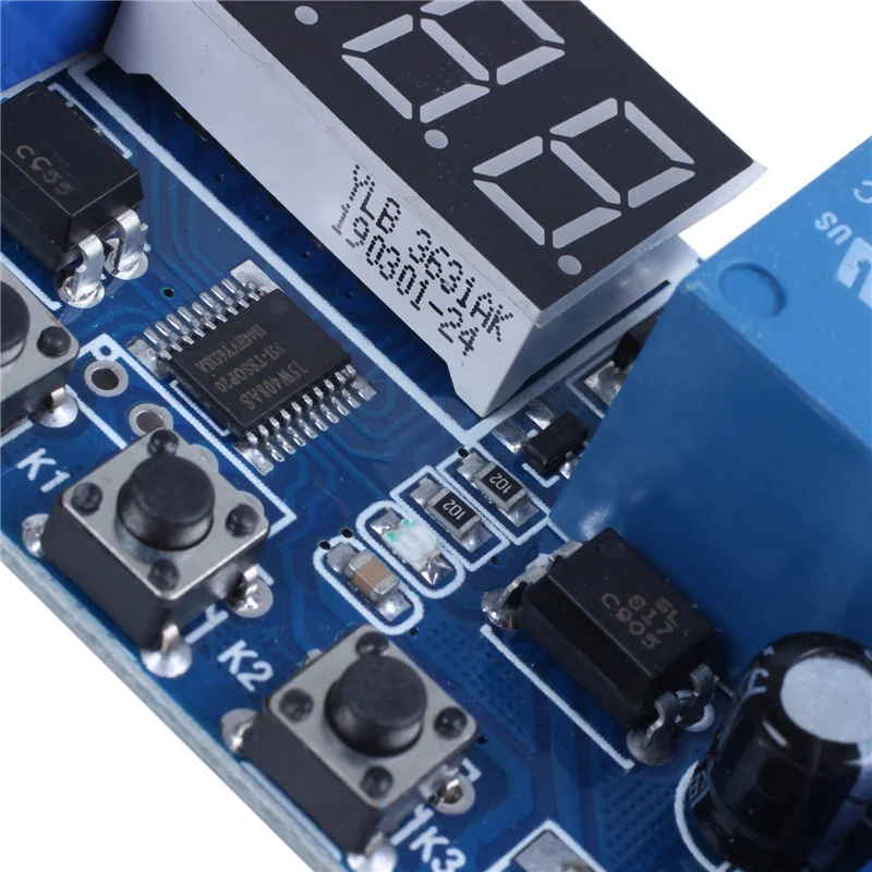 3X Automation DC 12V LED Display Digital Delay Timer Control Switch Relay Module-ABQU