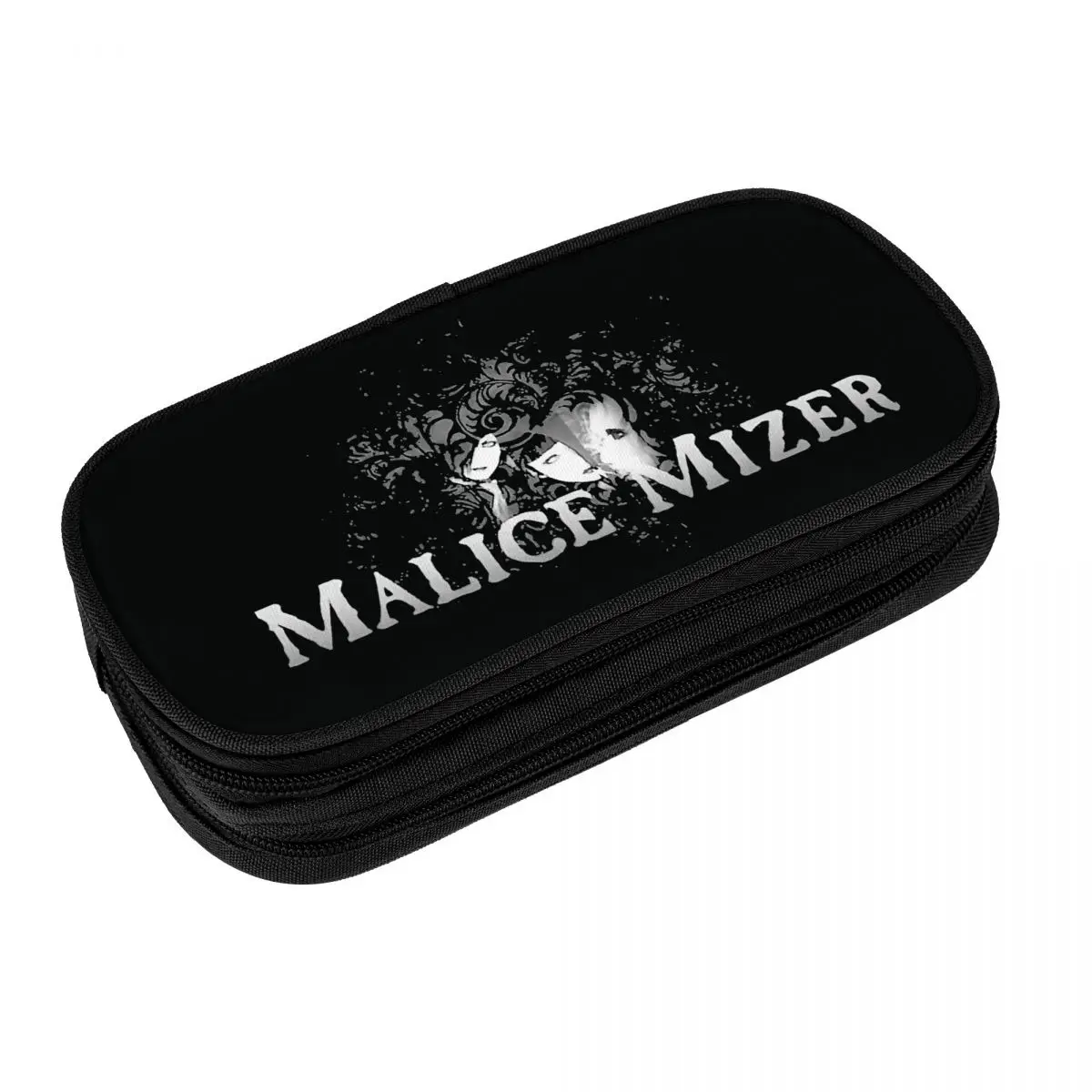 Cool Pencil Case Mens Funny Malice Mizer Movie Fans Pencil Pouch Back To School Pencil Cases Kids Double Layer School Supplies image 2