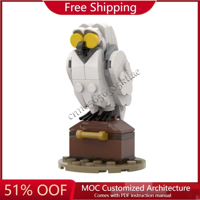 

52 шт. MOC животные серии Гарри Сова модель здания DIY креативная сборка игрушки наборы рождественские подарки подходят для всех энтузиастов