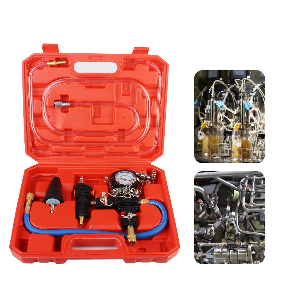 Car Radiator Coolant System Vacuum Purge With Adapter Coolant Refill Tool Kit Water Antifreeze Changer