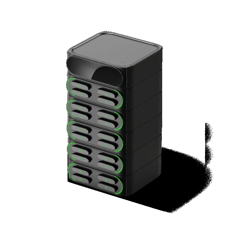 محطة شحن للهاتف المحمول قابلة للتكديس بـ 20 فتحة مع نظام مشاركة بنك الطاقة لإيجار الخدمة الذاتية بزر #1