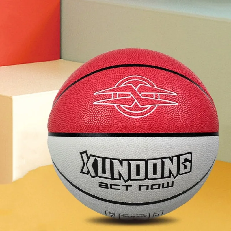 

Size 7 Basketball PU Moisture Absorbing Wear-resistant Indoor Outdoor Training Ball Anti-slip Durable Basketball for Adults