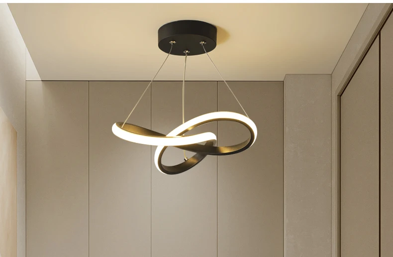 New Balcony Ceiling Chandelier Modern LED Simple Lustre Chandelier Basement Corridor Aisle Cloakroom 110-220V Home Lighting