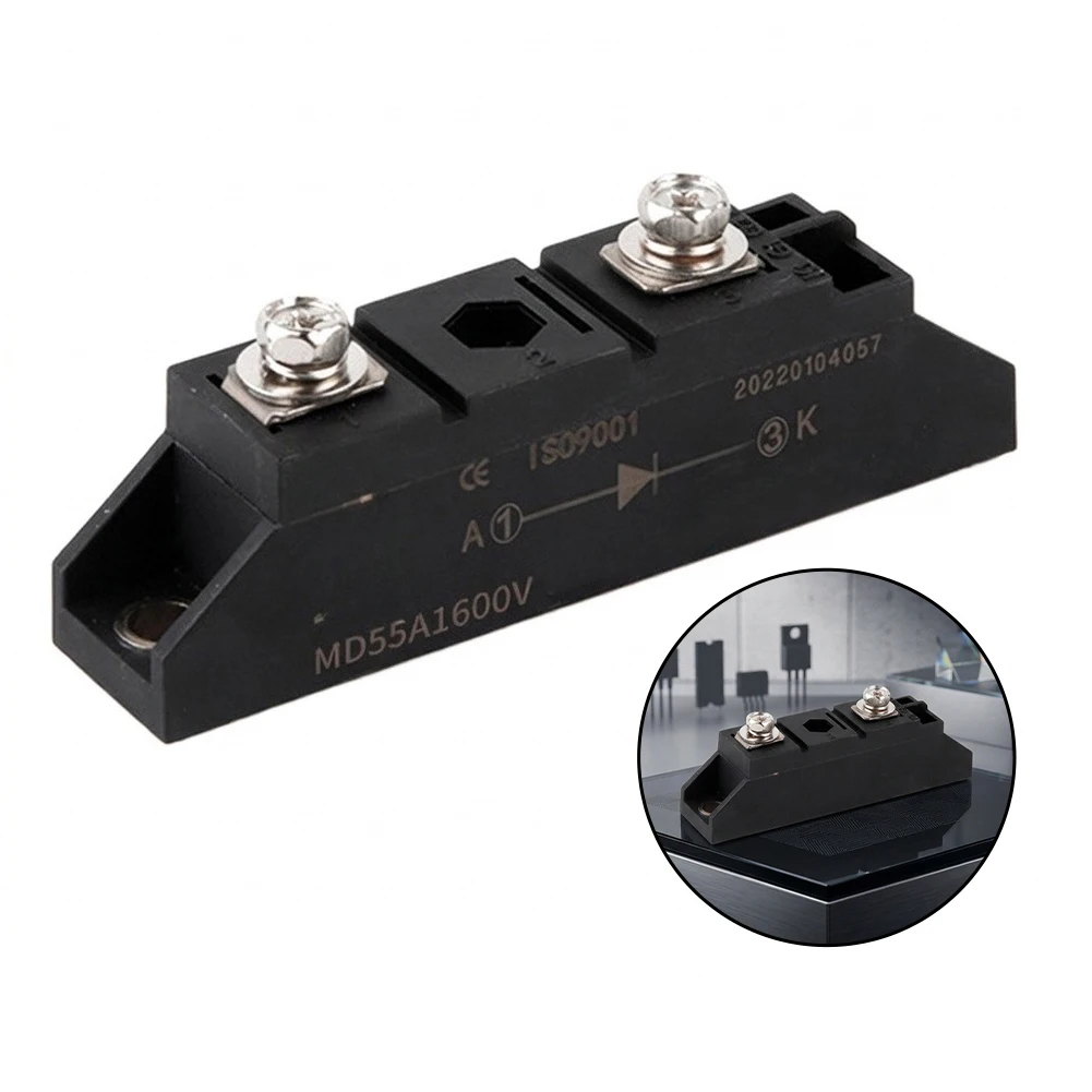 2Pcs MD55A MD110A-16 Solar Diode 1600V Reverse Polarity Protection For PV System Panel Backfeed Module 2Pcs MD55A