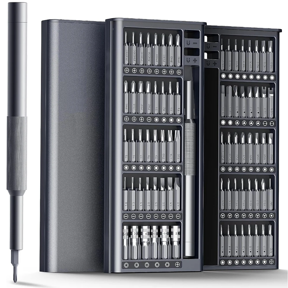 42/80 in 1 Mini Screwdriver Set Precision Small Magnetic Screwdriver Set Repair Tool Kit for Phone Computer Watch Laptop Macbook