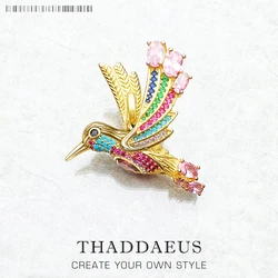 HummingBird Pendant Brand New Jewelry Vintage 925 Sterling Silver Lucky Gift For Women Girls