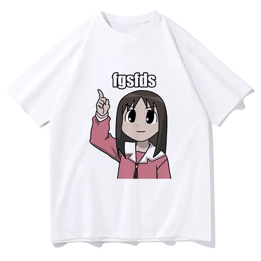 Osaka Autism Fgsfds T-shirt Women's Harajuku Funny Kawaii Ayumu T-shirt Unisex High Quality Anime Azumanga DaiohT Shirt