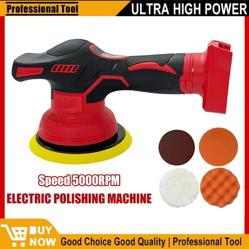 for-milwaukee-cordless-polisher-8-gears-digital-display-electric-polisher-auto-car-waxing-polishing-machine18v-lithium-battery