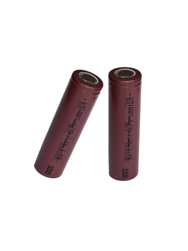 INR18650 3.7V 2000mAh 1-20PCS Lithium Battery Rechargeable Cell for Flashlight Mini Fan Power Bank DIY Electronics