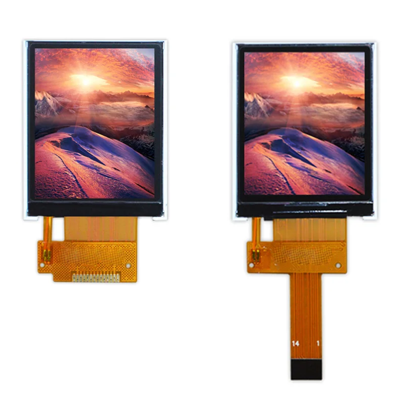 1.77-1.8 Inch TFT LCD Display HD 65K Color Screen 128*160 ST7735S Chip 14PIN SPI Serial Port Plug-in Type Solder Type Not Toucha