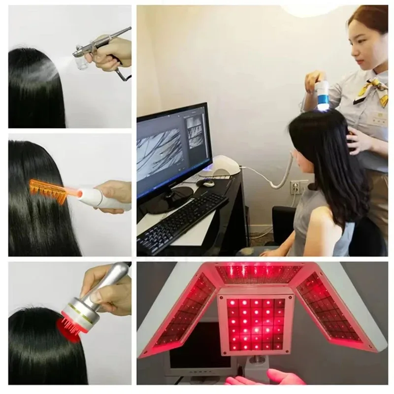 

Hair regeneration treatment anti-hair loss diode scalp detector beauty salon equipment for hair loss