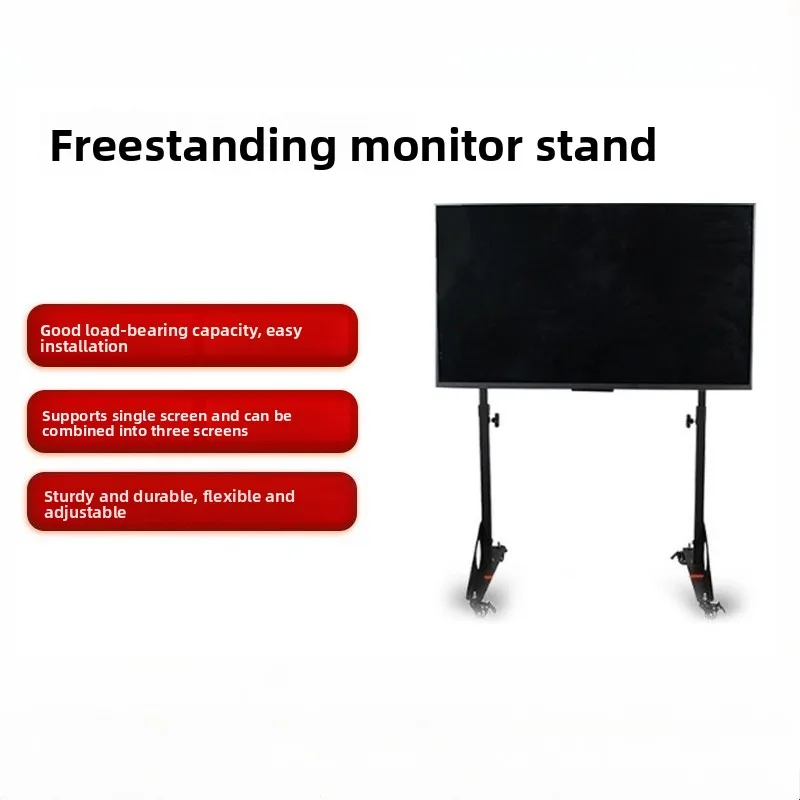 ART Cockpit Adjustable Independent Monitor Bracket Single Triple Screen Support Stand For Sim Racing Cockpit Simulator Accessory