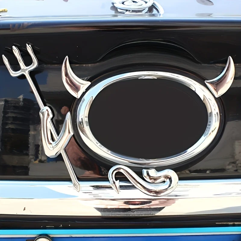 3D Devil Car Sticker Custom Demon Stickers Horns Car Styling Car Accessories Funny Decal