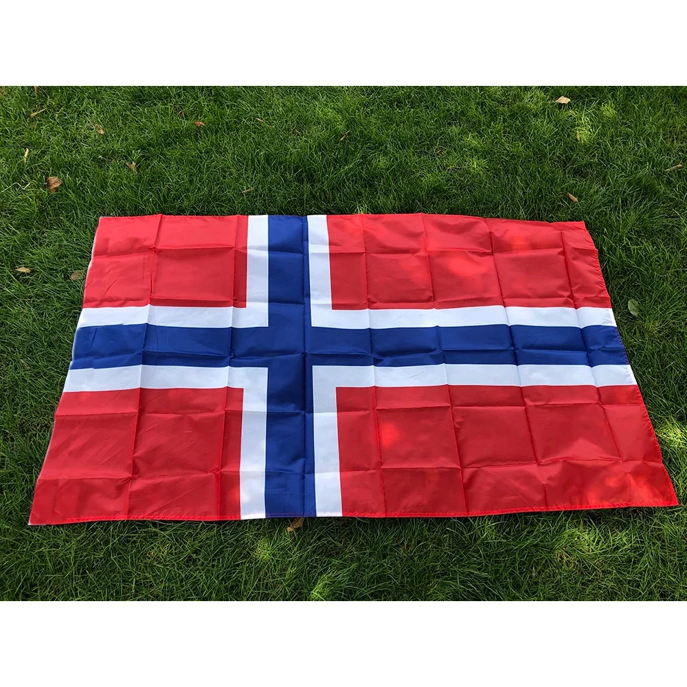 Norwegian Flag Living Room Wall Decoration Wall Mounted Background Art Banner Bedroom Home Living Room Outdoor Decoration