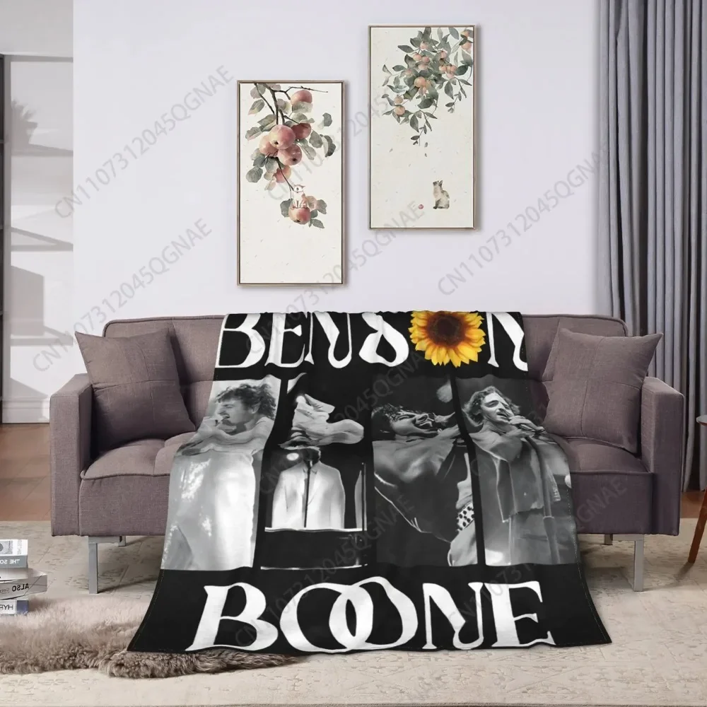 Benson Boone Blankets Warm Soft Print Plush Throw Blanket For Couch Chair Decorative Flannel Bedspread Bed Cover