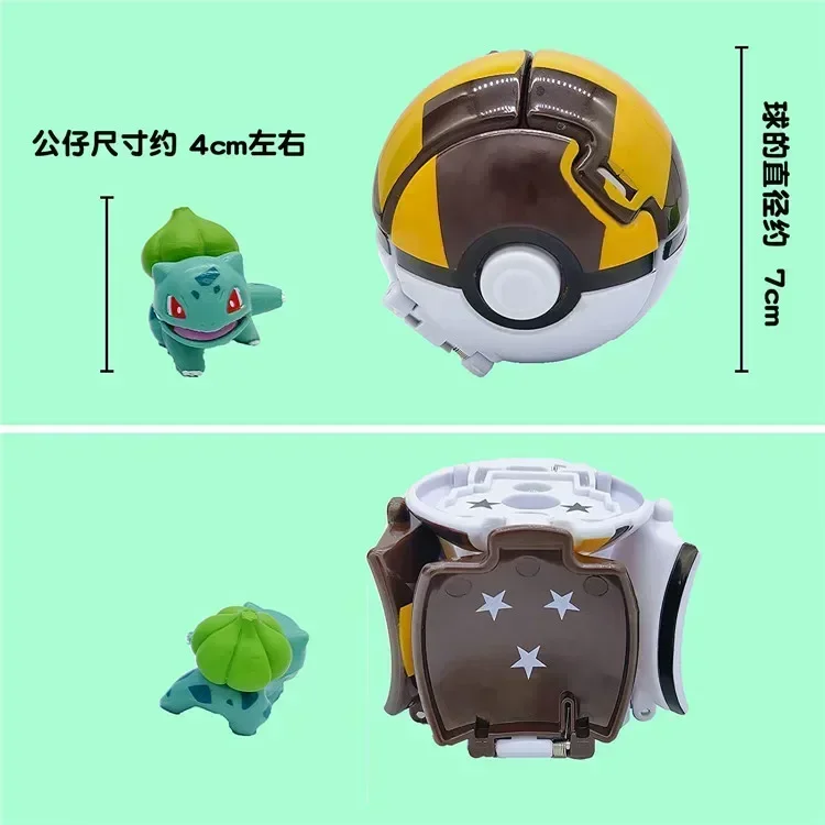 Pokemon Schlafpuppen Geschenke / Ballspielzeuge Pikachu Bulbasaur Eevee Snorlax Jirachi Komala PVC Anime Figuren Kawaii Spielzeuge – Detail 13