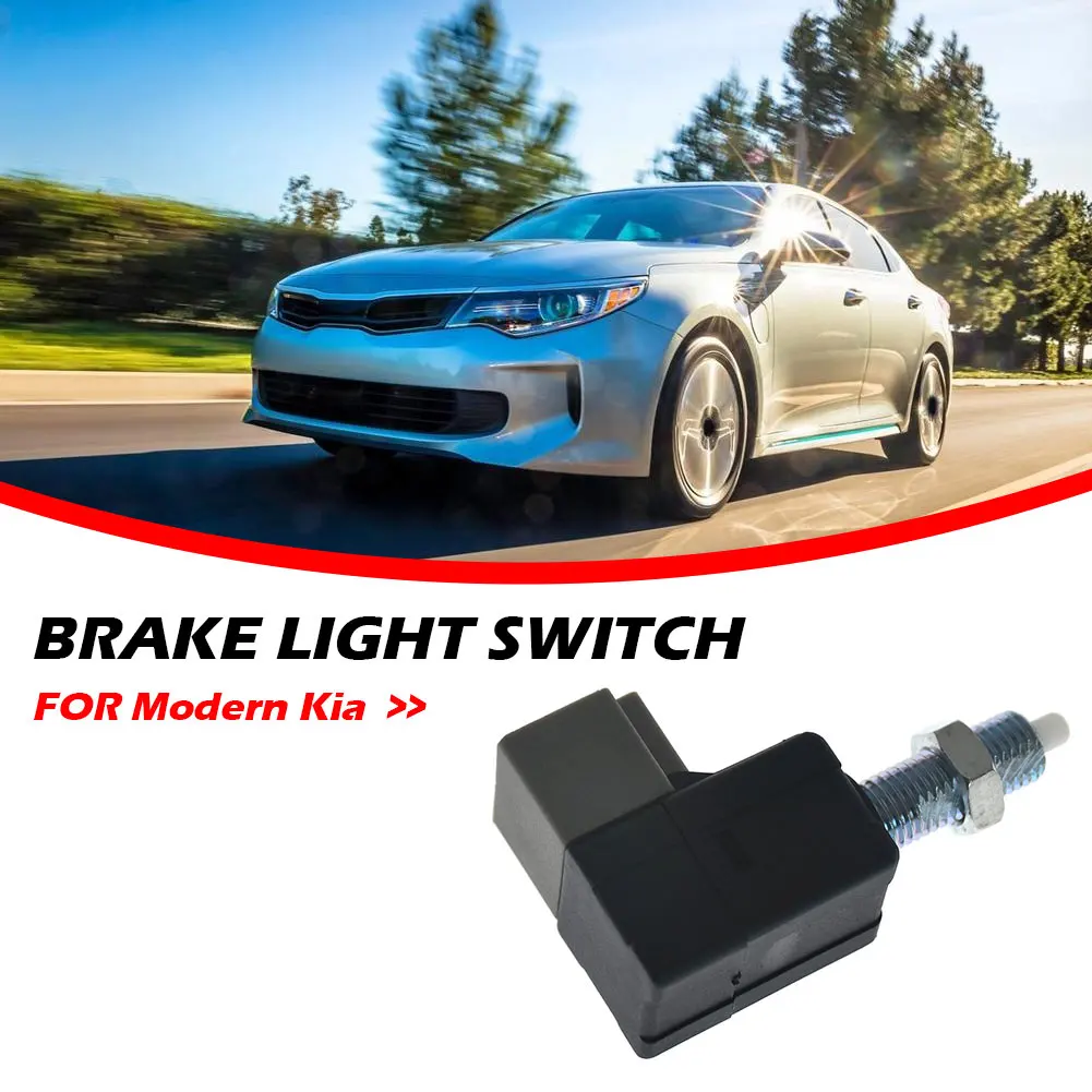Light Switch Stop Parking Reverse Button 4-Pin Brake Light Switch for Hyundai Kia 93810-3K000 Stop Lamp Switch Assembly