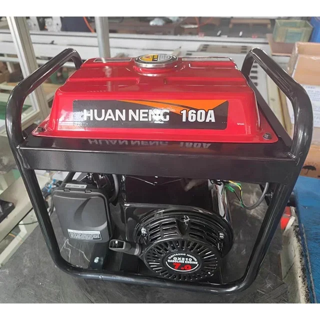 160A ARC Gasoline Welding Machine with Generator for Sale / Inverter Portable Petrol Welded Generator Set and Welding Machine