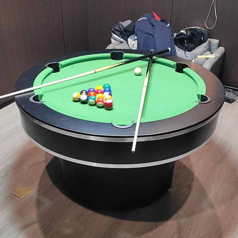 

Round Billiard Table Bar KTV Party Hall Commercial Multi-functional Billiard Table Conference Table Two-in-one Household