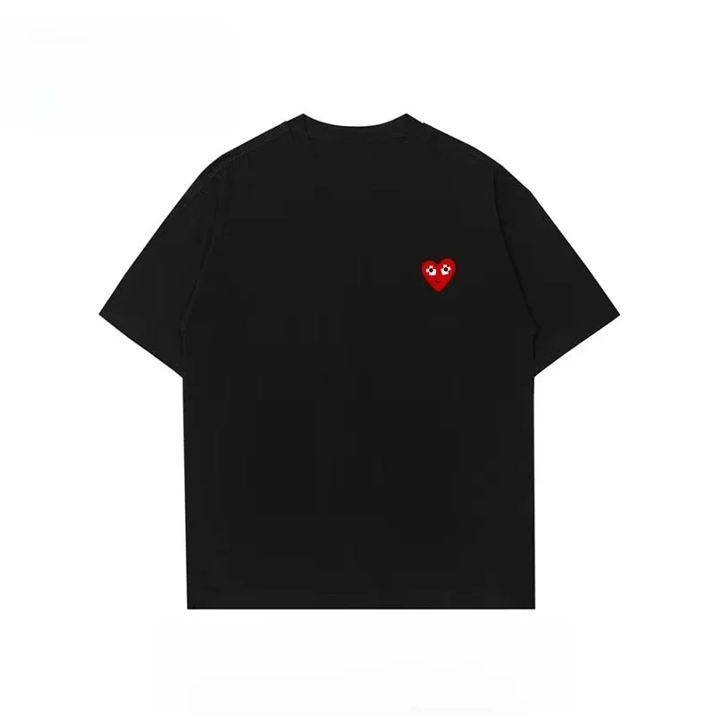 

T-shirt À Manches Courtes Pour Hommes 100 % Coton Imprimé Haut De Couple Tendance À Manches Courtes