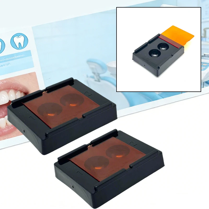 Dental Resin Shade Light Box Mix Composite Hood Case Protector Veneer Storage Box Denture Teeth Patch Shading Organizer Tool