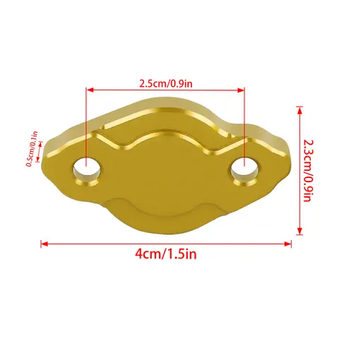För YAMAHA YZ125/X YZ250/X/F/FX YZ450F YZ450FX SEROW250 XT250 YZ65 WR250R/X WR450F Bakre Bromsvätskebehållare Lock Cylinderlock 10 best sales yz65 - №6